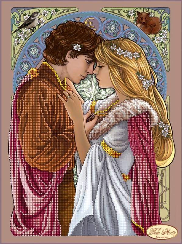 Romeo e Giulietta”. Schema ricamo a perline – Perlinissima