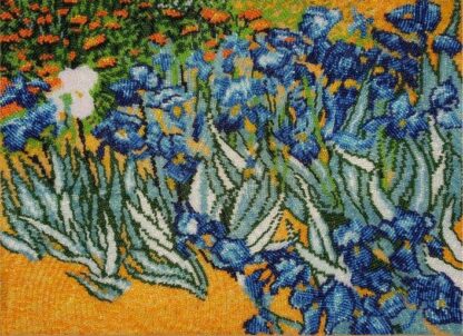 “Iris” di Vincent Van Gogh. Kit ricamo a perline