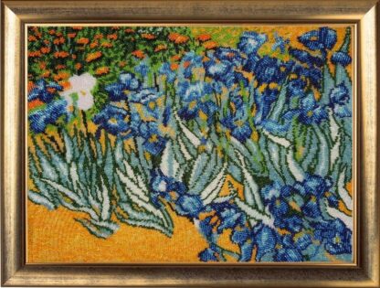 “Iris” di Vincent Van Gogh. Kit ricamo a perline