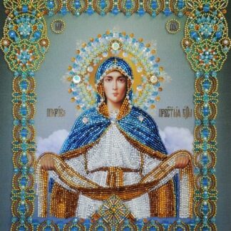 “Madonna. Protezione della Madre di Dio”. Kit-icona ricamo a perline