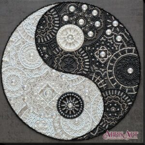 “Yin e yang”. Kit ricamo a perline