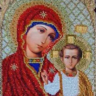 “Madonna di Kazan”. Schema ricamo a perline
