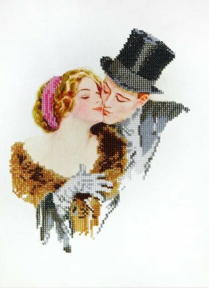 "Flirt".  Schema ricamo a perline