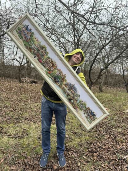 "Paese che non c'è". Kit ricamo a filo - Image 7