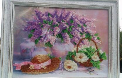 "Bouquet primaverile". Schema ricamo a perline - Image 3