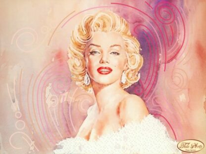 "Affascinante Marilyn". Schema ricamo a perline