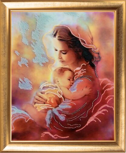 "Amore materno". Kit ricamo a perline - Image 2