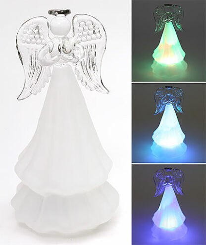 Angelo con lampada LED