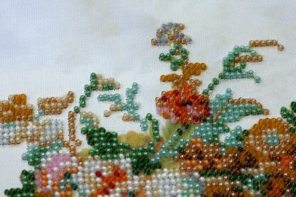 "Giardino degli Dei 2". Kit ricamo completo di perline - Image 2