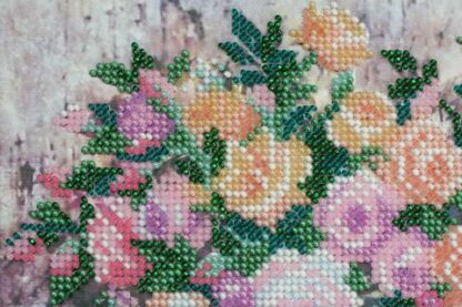 "Velo di rose". Kit ricamo a perline - Image 2