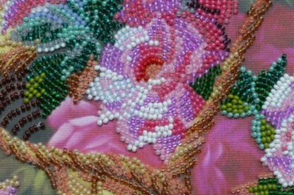 "Cestino con le rose". Kit ricamo a perline - Image 3