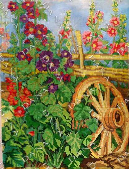 "Malva". Schema ricamo a perline