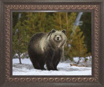 "Orso". Schema ricamo a perline