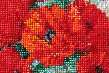 "Papaveri e palloni di maggio". Kit ricamo a perline - Image 4