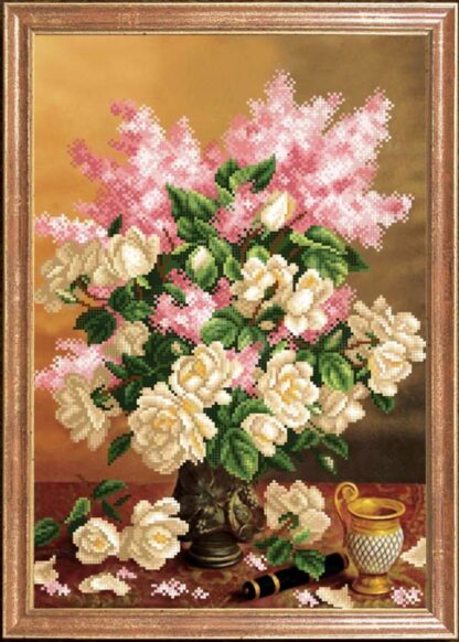 "Bellissimo bouquet". Schema ricamo a perline