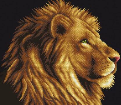 "Il re Leone". Schema ricamo a perline - Image 2