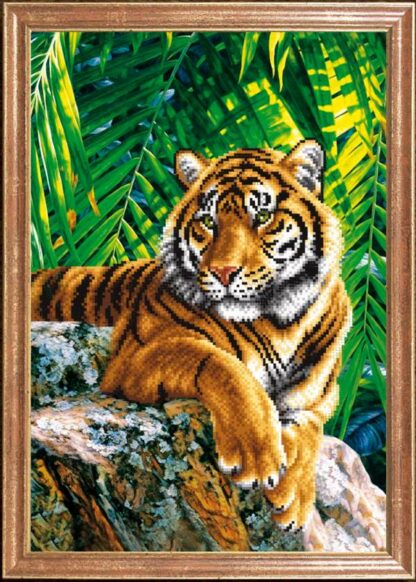 "Tigre". Schema ricamo a perline
