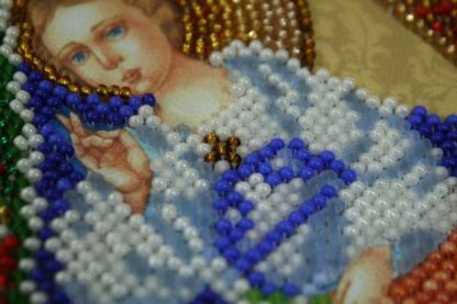 "Vergine con bambino". Kit ricamo a perline - Image 3