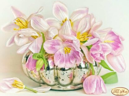 "Bokeh. Fiori fragili". Schema ricamo a perline - Image 2