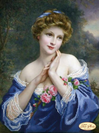 "Rosa d’estate" di  François Martin-Kavel. Schema ricamo a perline