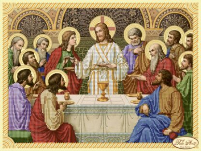 "Ultima cena". Schema ricamo a perline
