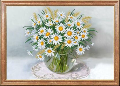 "Bouquet di margherite". Schema ricamo a perline - Image 2