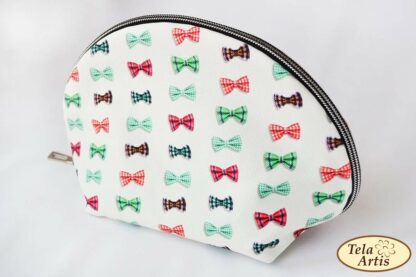 "La volpe con il papillon". Porta trucco ricamo a perline - Image 2