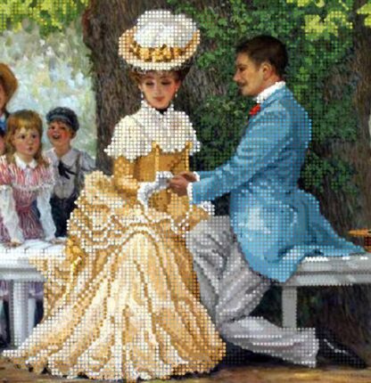 "Proposta di matrimonio".  Schema ricamo a perline - Image 2