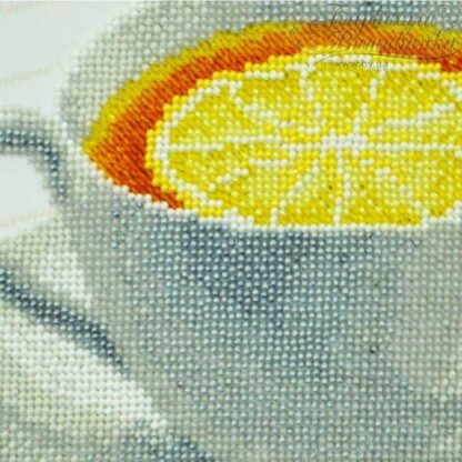 "Il tè con limone". Schema ricamo a perline - Image 2