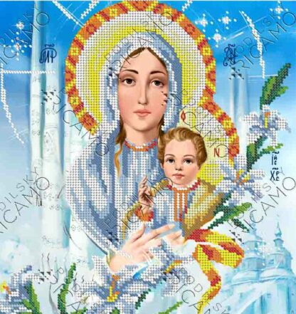 "Madre di Dio. Fragilità". Schema ricamo a perline - Image 2
