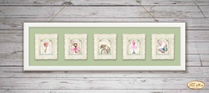 "Miniature Vintage Shabby Chic". Schemi ricamo a perline