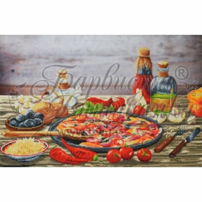 “Pizza Italiano”. Schema ricamo a perline - Image 2