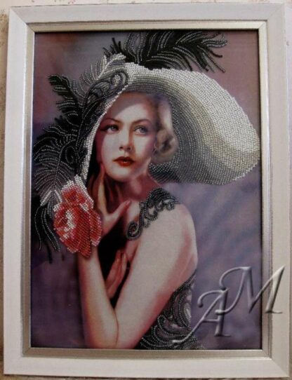 "Lady".  Schema ricamo a perline - Image 2