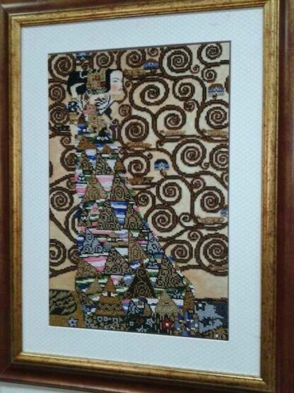 “L'albero della vita. Aspettativa” di Gustav Klimt. Kit ricamo a perline - Image 2
