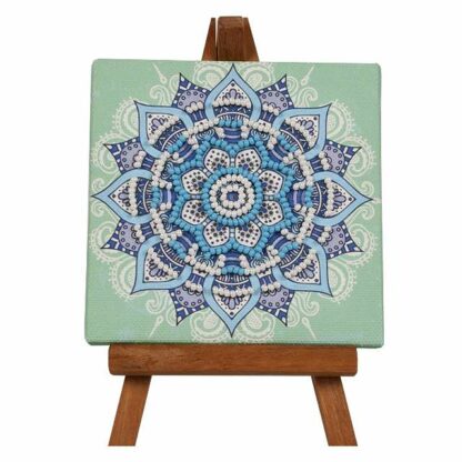 "Mandala"-02. Kit-pensierino ricamo a perline, con cavalletto