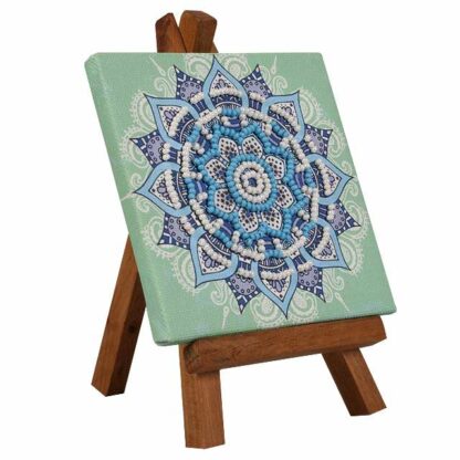 "Mandala"-02. Kit-pensierino ricamo a perline, con cavalletto - Image 2