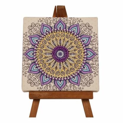 "Mandala"-04. Kit-pensierino ricamo a perline, con cavalletto
