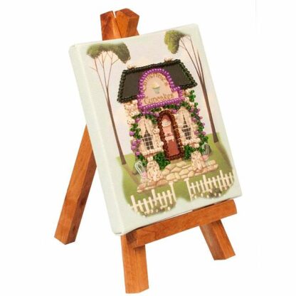 "Pasticceria". Kit-pensierino ricamo a perline, con cavalletto - Image 2