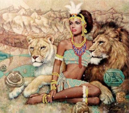 "Savana". Schema ricamo a perline
