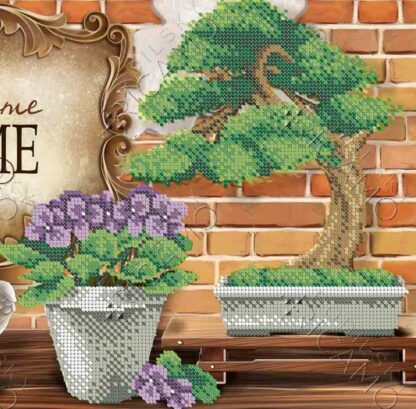 "Welcome HOME". Schema ricamo a perline - Image 4
