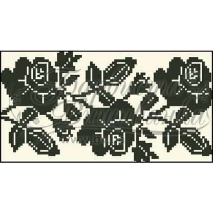"Fiori. Monocolor". Borsetta-pocket ricamo a perline, beige - Image 2