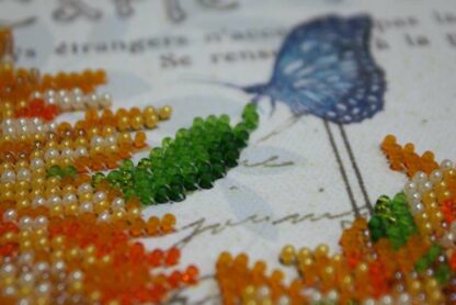 "Carte postale. Girasoli". Kit ricamo a perline - Image 2