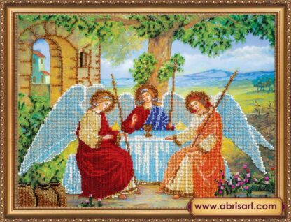 "La Trinità". Kit-icona ricamo a perline