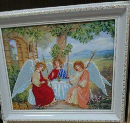 "La Trinità". Kit-icona ricamo a perline - Image 4