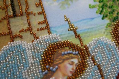 "La Trinità". Kit-icona ricamo a perline - Image 2