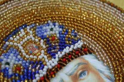 "San Nicola". Kit-icona ricamo a perline - Image 2