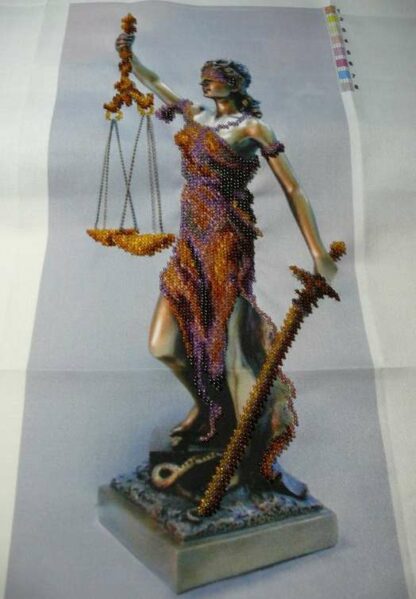 “Temi. La dea della giustizia”. Kit ricamo a perline - Image 2