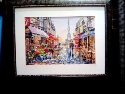 "Passeggiata a Parigi". Kit ricamo a perline - Image 2