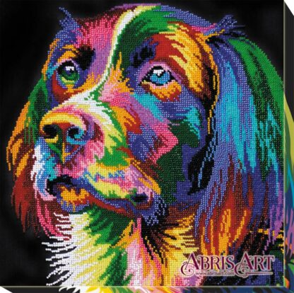 "Pop art. Cane". Kit ricamo a perline