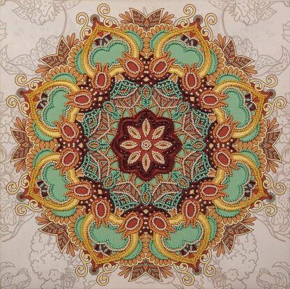 "Mandala". Kit ricamo a perline